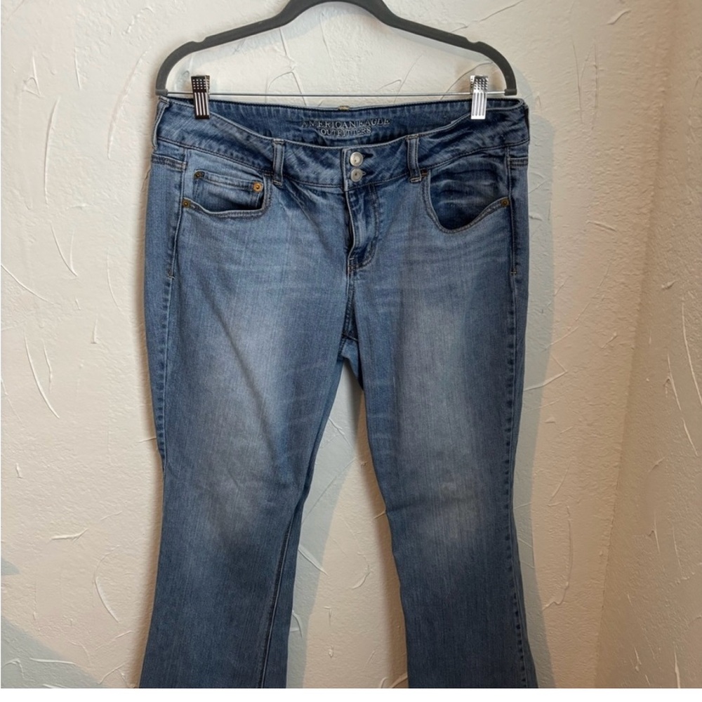 American Eagle Outfitters Light Blue Flare Jeans